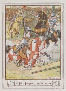 Illustration for Ivanhoe by Sir Walter Scott by Charles Edmund Brock