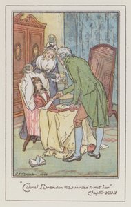 Illustration for Sense and Sensibility by Jane Austen