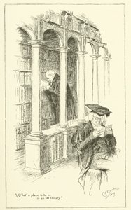 Illustration for The Essays of Elia by Charles Lamb (engraving) by Charles Edmund Brock