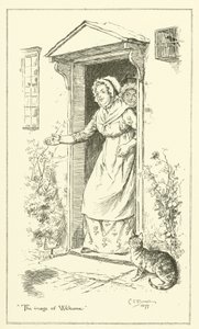 Illustration for The Essays of Elia by Charles Lamb (engraving) by Charles Edmund Brock