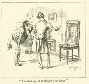 Illustration for The Essays of Elia by Charles Lamb by Charles Edmund Brock