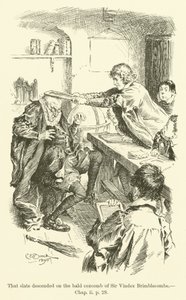 Illustration for Westward Ho! by Charles Kingsley by Charles Edmund Brock