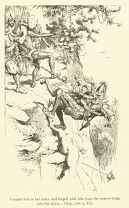 Illustration for Westward Ho! by Charles Kingsley by Charles Edmund Brock