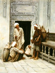 Arab Water-Carriers at Rest
