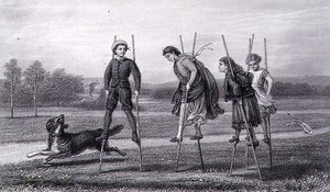 Between School Hours (engraved by William Greatbach) by Charles Edward (after) Perugini