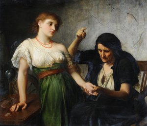 The Fortune Teller by Charles Edward Halle