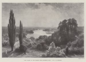 The Valley of the Thames from Richmond Hill by Charles Edward Johnson