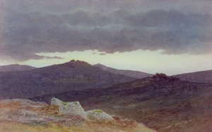 Dusk over Dartmoor