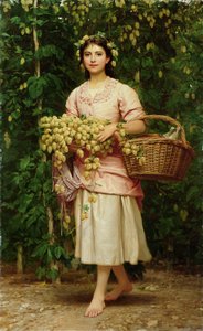 The Hop Picker by Charles Edward Perugini