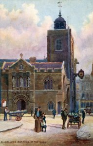 All-Hallows-by-the-Tower, London by Charles Edwin Flower