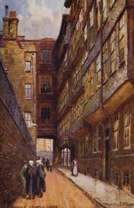 Middle Temple Lane, London by Charles Edwin Flower