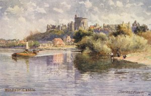 River Thames: Windsor Castle by Charles Edwin Flower