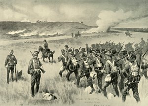 The City of London Imperial Volunteers at Doornkop on the 29th of May by Charles Edwin Fripp