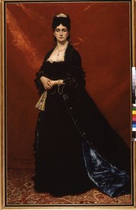 Portrait of Madame Goldschmidt by Charles Emile Auguste Carolus Duran