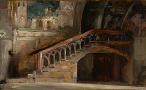 View in the Lower Church of San Francesco in Assisi by Charles Emile Auguste Carolus Duran