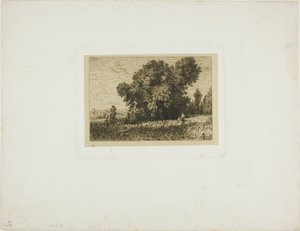 Isle of Aligre Landscape, with Two Women