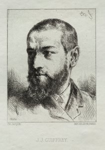 J. J. Guiffrey by Charles Emile Jacque