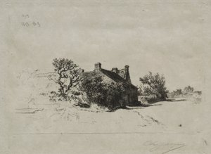 Les Petits Maisons Kercassier by Charles Emile Jacque