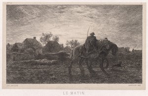 Morning by Charles Emile Jacque