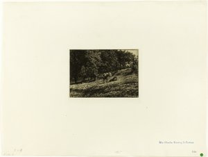Orchard by Charles Emile Jacque