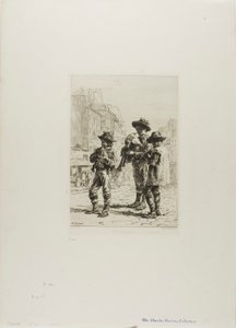 Pifferari by Charles Emile Jacque