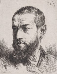 Portrait of J.J. Guiffrey, 1866
