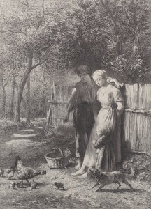 Spring, 1864 by Charles Emile Jacque