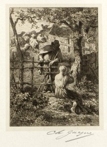 Summer by Charles Emile Jacque