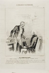 The Homeopaths: First Treatment (plate 4) by Charles Emile Jacque