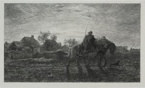 The Morning by Charles Emile Jacque