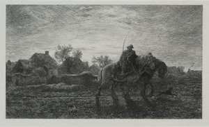 The Morning by Charles Emile Jacque