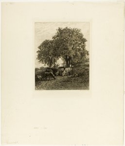 The Rest by Charles Emile Jacque