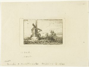 Windmill by Charles Emile Jacque