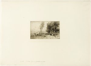 Winter Landscape with Shepherdess