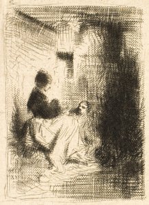 Woman and her Children