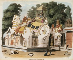 Natives pay homage to their ruler by Charles Emilius Gold
