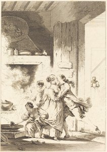 One Never Thinks of Everything by Charles Emmanuel Patas after Jean Honoré Fragonard
