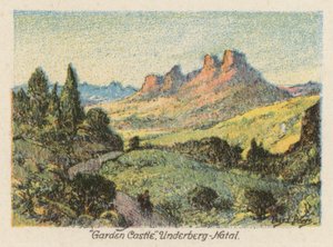 South Africa: Garden Castle, Underberg, Natal