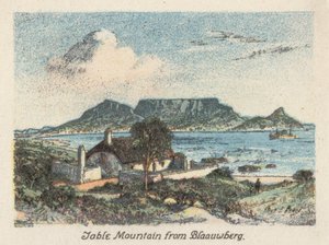 South Africa: Table Mountain from Blaauwberg