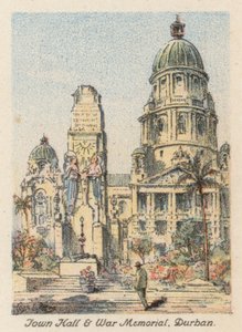 South Africa: Town Hall and War Memorial, Durban by Charles Ernest Peers