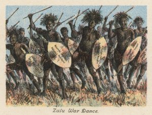 South Africa: Zulu War Dance by Charles Ernest Peers