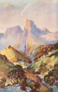 The Sentinel, a Majestic Peak of the Drakensberg by Charles Ernest Peers