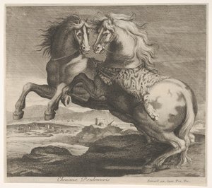 Polish Horses by Charles Errard le fils