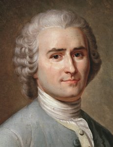 Portrait of Jean-Jacques Rousseau, Swiss philosopher (detail)