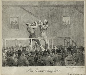 English Boxers by Charles Etienne Pierre Motte