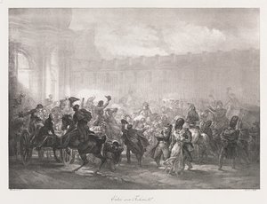 Entry of the Tuileries by Charles Etienne Pierre Motte