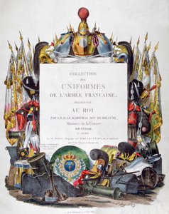 Frontispiece of Collection des Uniformes de L
