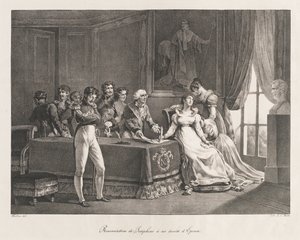 Josephine Renouncing Her Rights, early 19th century