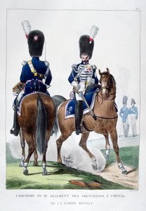 Uniform of the 2nd Regiment of Horse Grenadiers, France