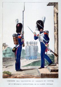 Uniforms of the 2nd Infantry of the French Royal Guard